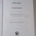 Livro E não sobrou nenhum Agatha Christie (8)