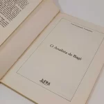 Livro O analista de Bagé Luís Fernendo Veríssimo Edição 13 LPM pg1