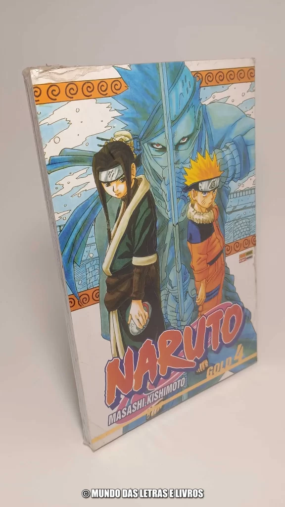 Mangá Naruto Masashi kishimoto Gold 4 – Capa