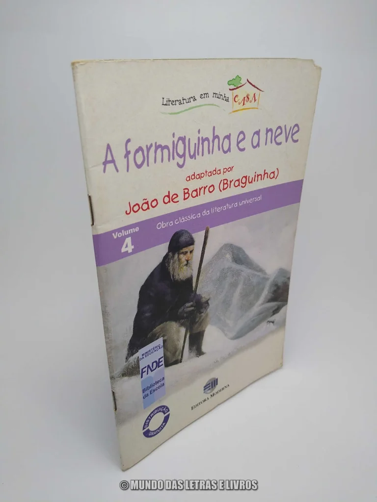 A formiguinha e a neve – João de Barro -Editora Moderna (Capa)