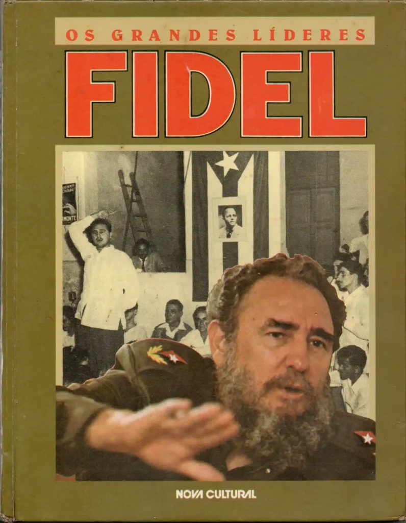 Livro os grandes lideres Fidel nova cultural