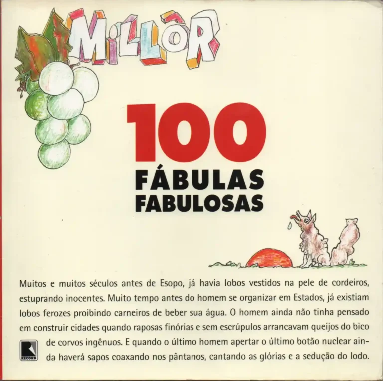 livro 100 fábulas fabulosas millor fernandes editora record