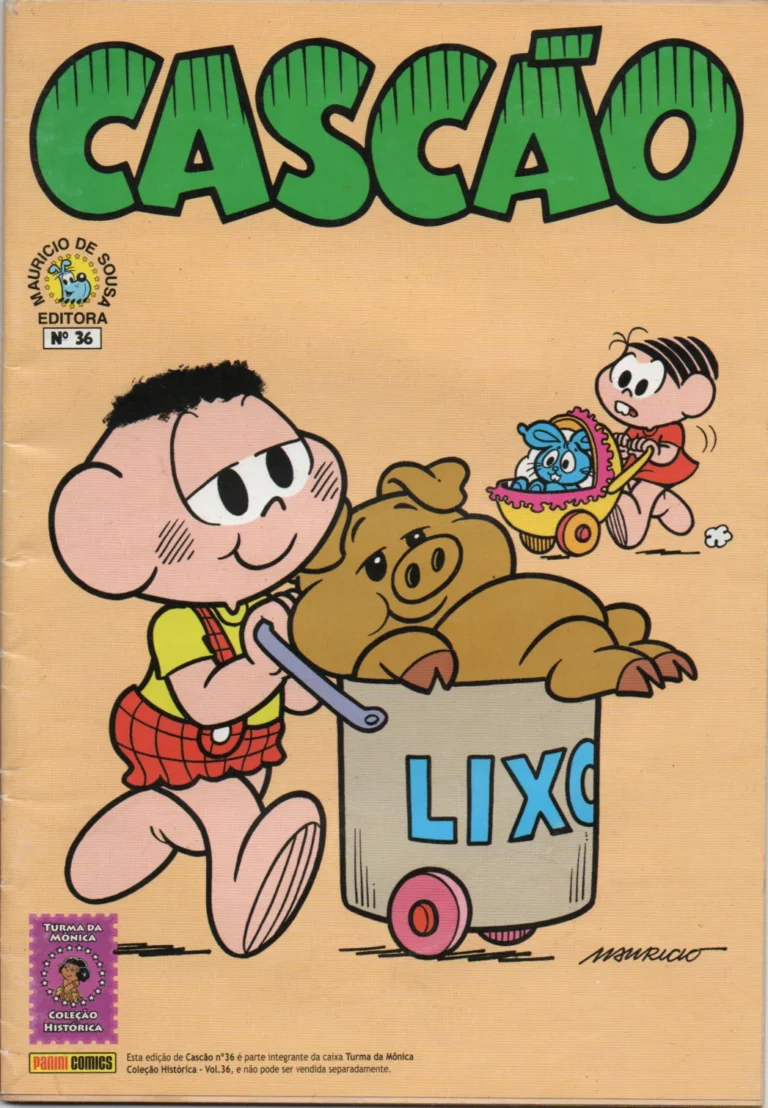 Cascão edição n.° 36 panini comics coleção histórica mauricio de sousa