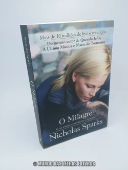 O Milagre - Nicholas Sparks - Editora Agir (Usado) Capa